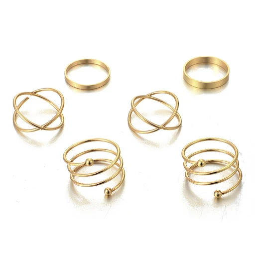 Title 4, Conjunto de 6 anéis articulados para maior flex...