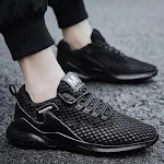 Chaussures de sport légères pour homme en mesh nid d'abeille, respirantes et aérées, offrant confort et maintien optimal pour vos activités. — photo 7