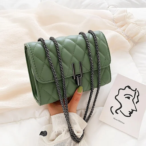 Title 4, Lingge chain bag women fashion one shoulder swe...