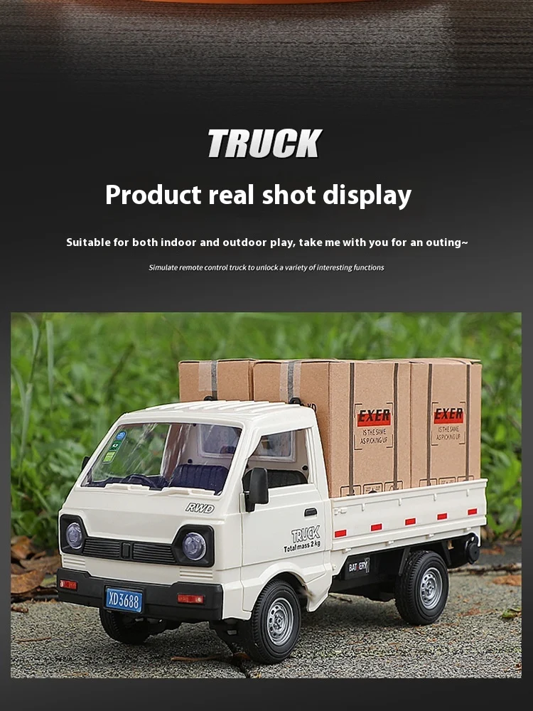 Title 8, Remote Control City Truck Car Drift Car Cargo L...