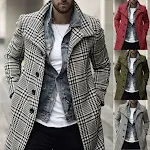 Casaco de lã masculino Jaqueta de lã para homens, perfeito para o inverno. Conforto e elegância em uma peça. Mantenha-se aquecido com estilo. — foto 7