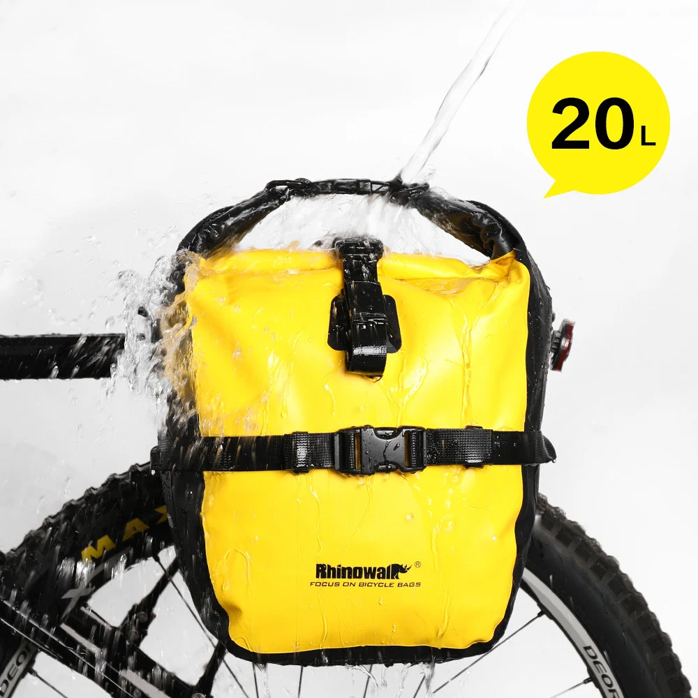 Title 10, Bicycle Full Waterproof Front Shelf and Rear Pa...
