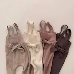 Calças infantis de faixa para primavera e outono, confortáveis e respiráveis. Ideais para brincar, fáceis de lavar e secar rapidamente. Perfeitas para crianças ativas. — foto 14