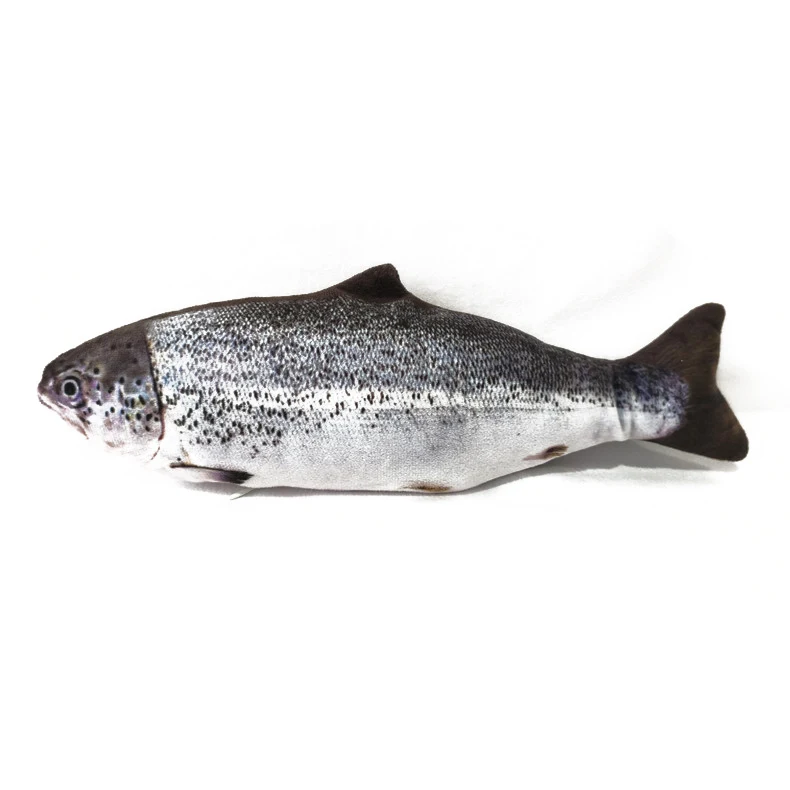 Title 1, Fish Plush Catnip Pet Toy Simulating a Beating ...