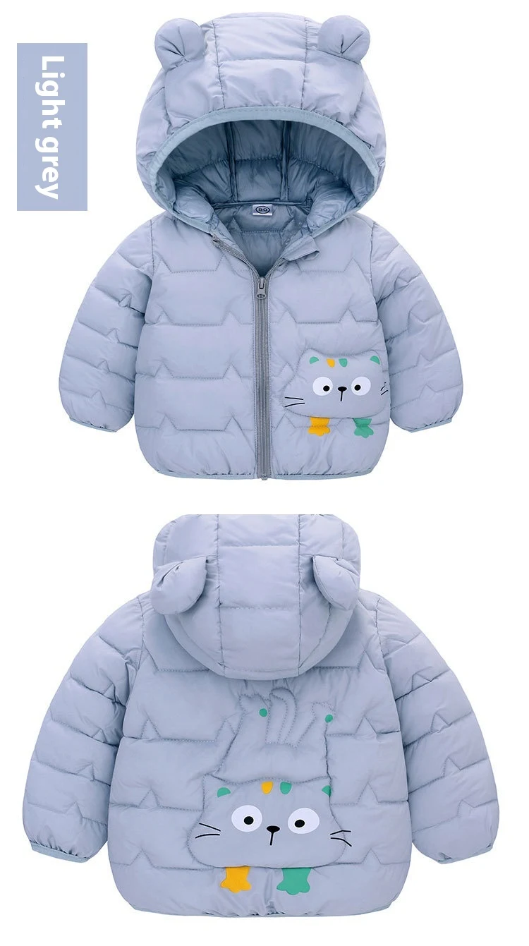 Giacca imbottita sottile con cappuccio per il commercio estero, imbottitura in cotone e piumino, cappotto caldo e leggero per l'inverno, stile casual — foto 12