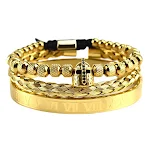 Pulseira Masculina Trançada Aço Inoxidável Com Grade Capacete Números Romanos Twist Design Elegante Durável Presente. — foto 4