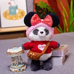 Boneca Panda Fofa para Presentear. Um adorável brinquedo que estimula a imaginação e a diversão das crianças. Um presente perfeito e encantador. — foto 16