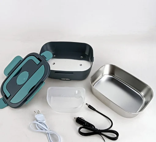 Title 1, 220V Stainless Steel Electric Lunch Box for War...