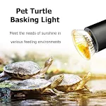 25/50/75W UVA+UVB Reptile Lamp Bulb Turtle Basking UV Light Bulbs Heating Lamp Full Spectrum Sunlamp for Amphibians Liza — photo 4