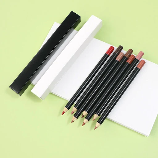 Title 17, 20 Color Black Pen Holder Lip Liner Waterproof ...