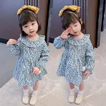 Vestido floral estilo princesa ocidental para meninas, ideal para festas e eventos especiais, design elegante e confortável. — foto 5