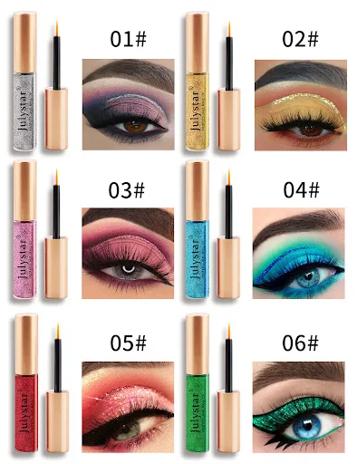 Title 8, Eyeliner Liquide Nacré Coloré, Infaillible et S...