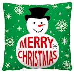 Capa de almofada de Natal xadrez vermelho e preto, para sofá. Pelúcia nórdica. Decore sua casa para o feriado. — foto 2