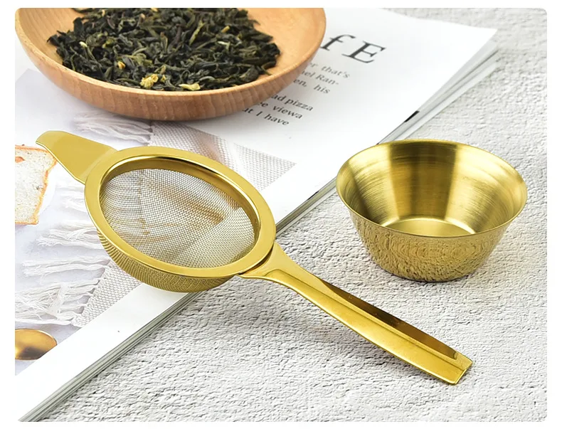 Title 3, Creative 304 Stainless Steel Tea Strainers 2-Pi...