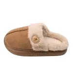 New Plush Slippers For Women Men Winter Warm Home Slipper Indoor Thick-soled Fleece Shoes. Keep your feet warm and cozy — photo 5