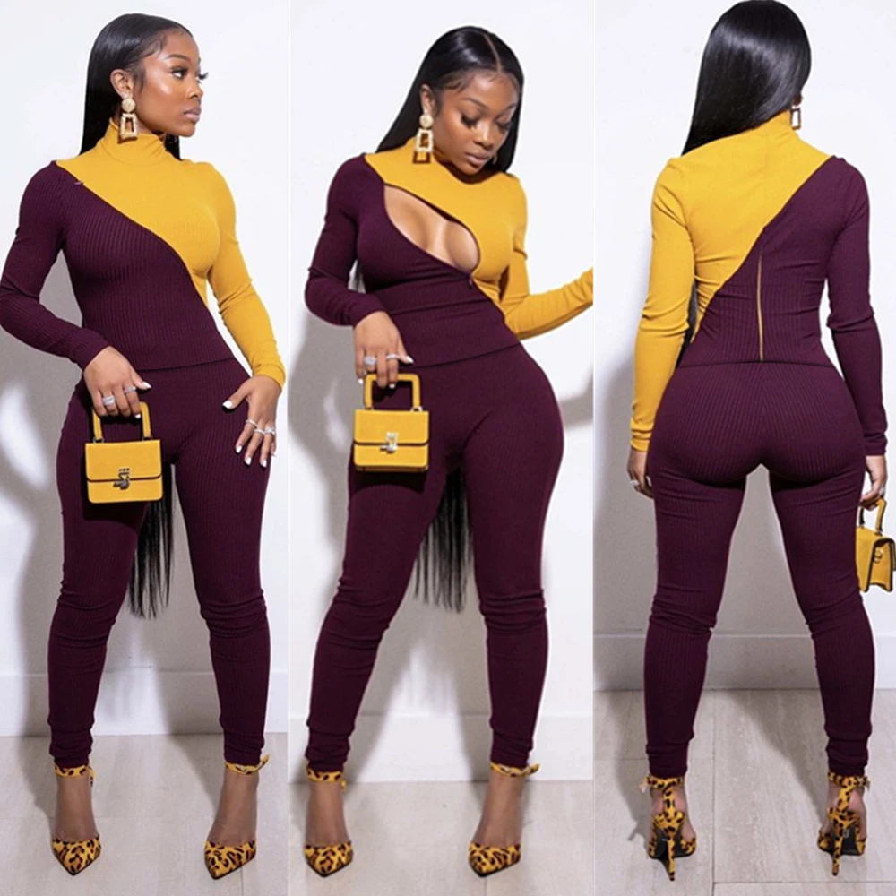 Title 6, Womens colorblock bodysuit for a modern, styli...