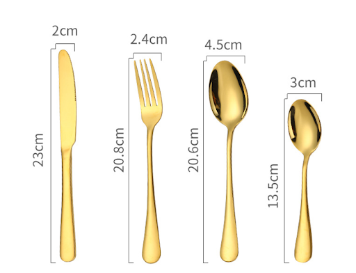 Title 6, High-end tableware 24 piece set
