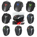 Bolsa impermeável para capacete de motocicleta. Capacete integral. Assento traseiro e alforge. Transporte seguro e proteção contra chuva. — foto 1