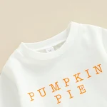 Halloween Kinderkostüm Mädchen weiß einfacher Druck bequeme Kleidung für kleine Hexen perfektes Outfit für eine gruselige Party. — foto 3
