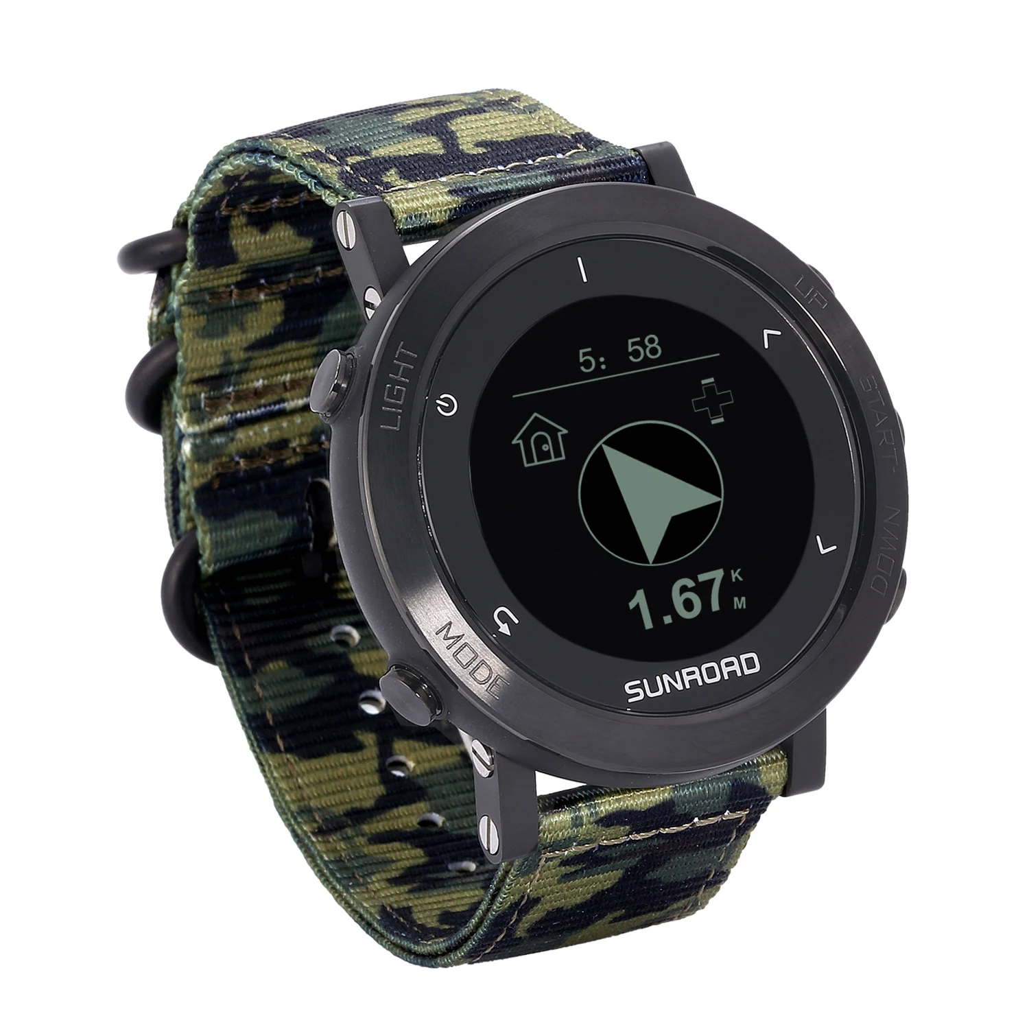 Title 6, Smart GPS Heart Rate Outdoor Sports Watch. Trac...