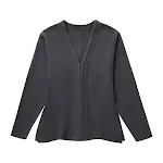 Cappotto donna in maglia con maniche ampie e scollo a V, perfetto per un look casual e confortevole, ideale per l'uso quotidiano e il tempo libero. — foto 21
