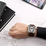 Relógio de quartzo com cinto de moda e personalidade. Expresse seu estilo com este acessório elegante e funcional para todas as ocasiões. — foto 2