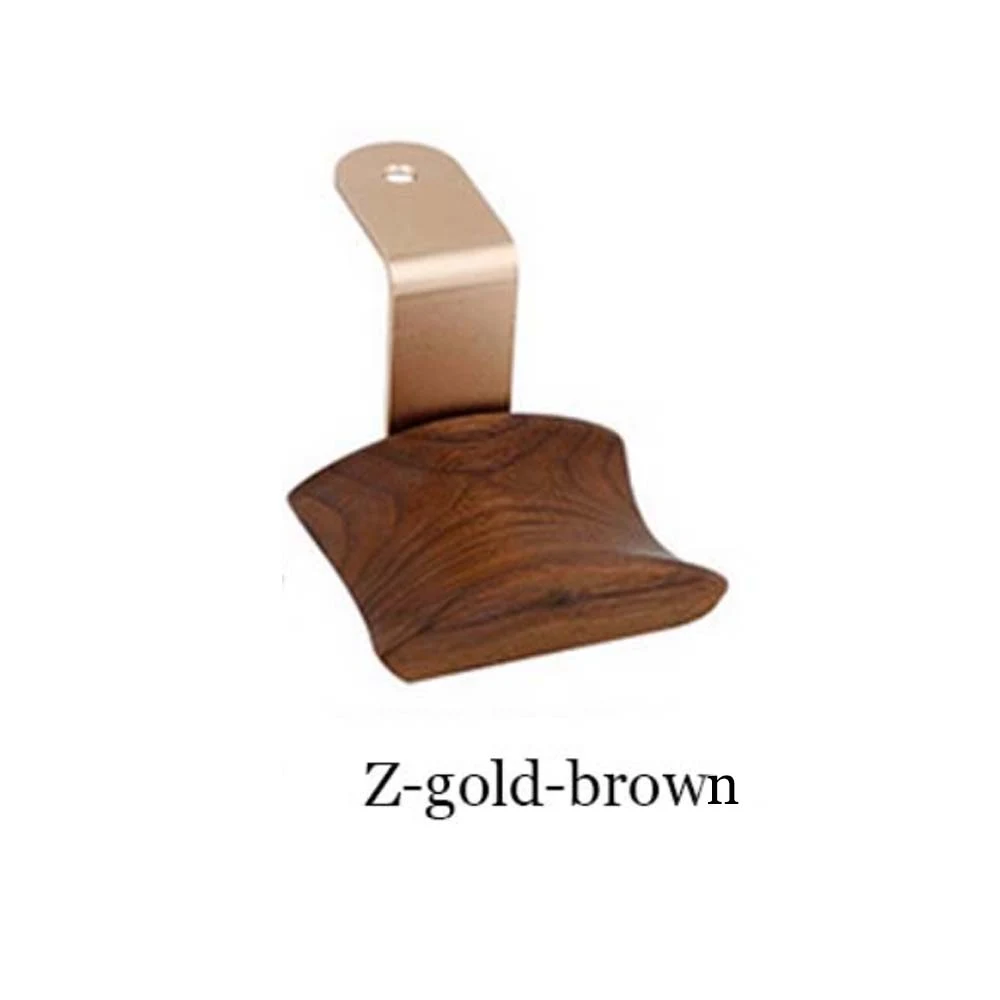 Solid wood headphone hanger, stylish and durable. Organize, display, and protect your valuable headphones with this eleg — photo 1