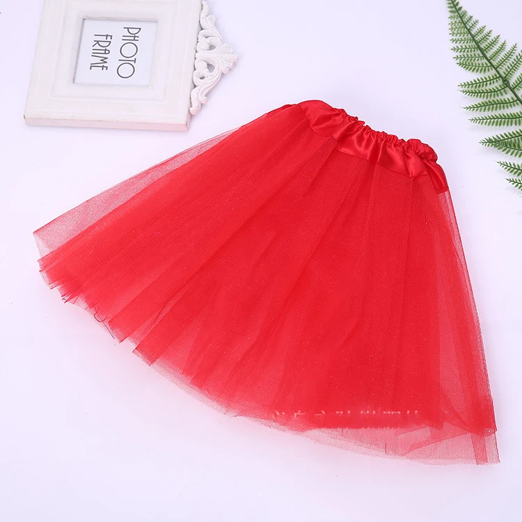 Abito Tutu Bambina Stile Europeo e Americano Vestito Principessa Gonna Pengpeng a Tre Strati Balletto Danza per Bambini — foto 4