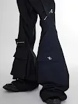 Metal Design High Waist Casual Pants, bequeme Hose mit hoher Taille, stilvoller Look für Alltag und Freizeit, figurbetont. — foto 4