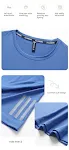Camiseta manga curta Ice Silk tamanho grande Secagem rápida Roupa fina de verão Conforto e frescor para o calor. — foto 7
