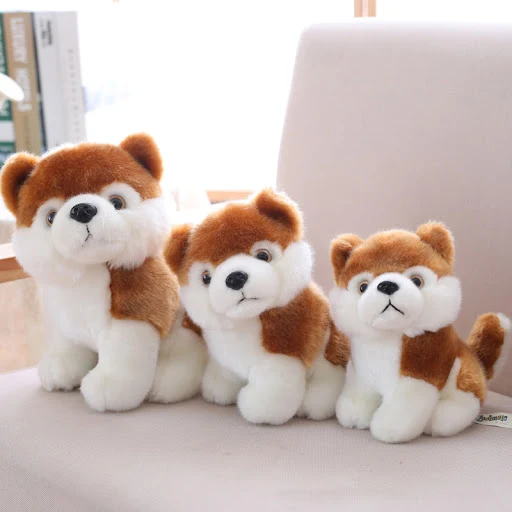 Title 5, Artificial Dog Plush Toy Husky Akita St Bernard...