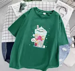 Losse Koreaanse katoenen T-shirt met korte mouwen, casual stijl, ademend en comfortabel, perfect voor zomer en dagelijks gebruik — foto 6