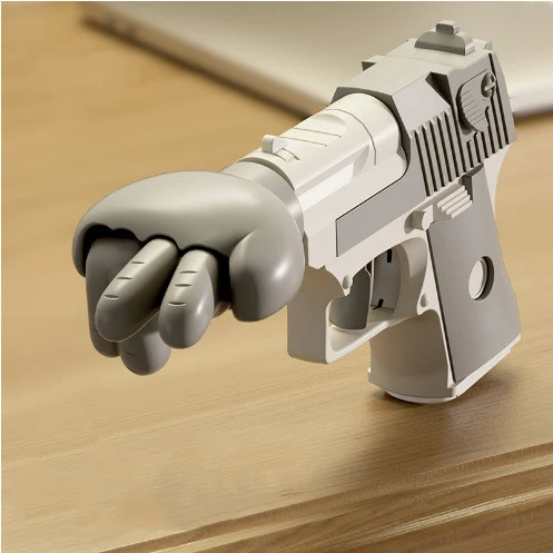 Jogo de Mesa Punch Gun para Crianças. Propulsores de alívio de estresse e diversão! Brinquedos de descompressão interativos para horas de entretenimento. — foto 3
