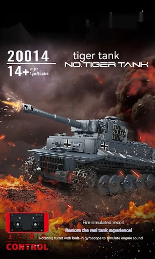 Title 6, Tiger Tank Model Electric Remote Control Childr...