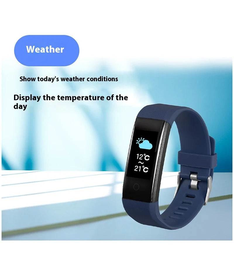 Title 10, Smart Color Screen Sport Bracelet Tracks Steps ...