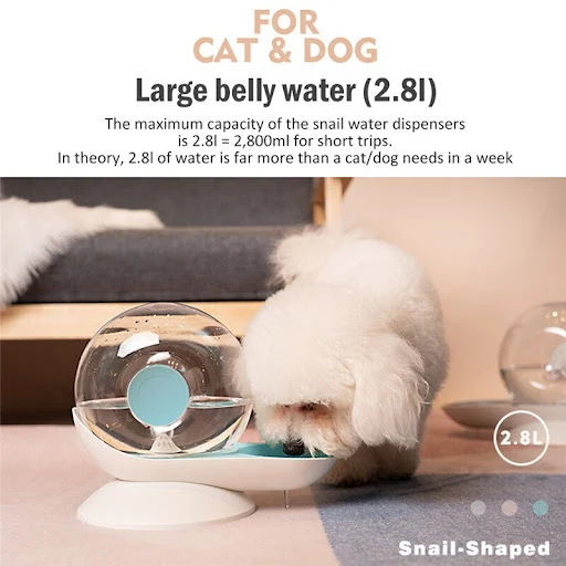 Title 6, Automatic cat drinking fountain with filter, pr...