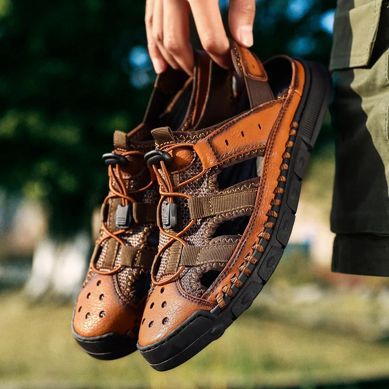 Title 3, Mens Summer New Outdoor Beach Shoes Fashion Cr...