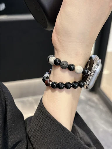 Title 3, Ink Beaded Strap iWatch 87654 Bracelet – Elevat...