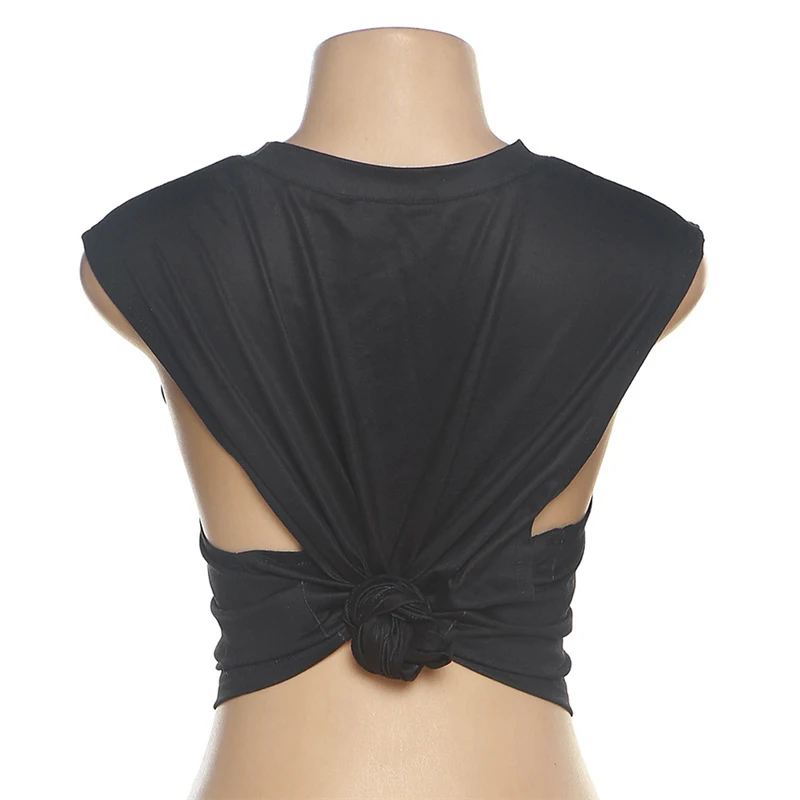 European And American New Printed Street Hipster Sleeveless Slim Slim-fit Casual Shirt — photo 3
