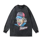 High Street Vintage Long-sleeved T-shirt for everyday wear. Classic retro design, offering comfort and style. Perfect fo — photo 5