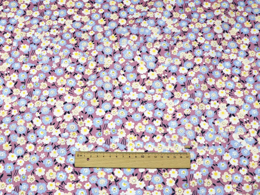 Title 6, Tecido de algodão floral sarja para cama, vesti...