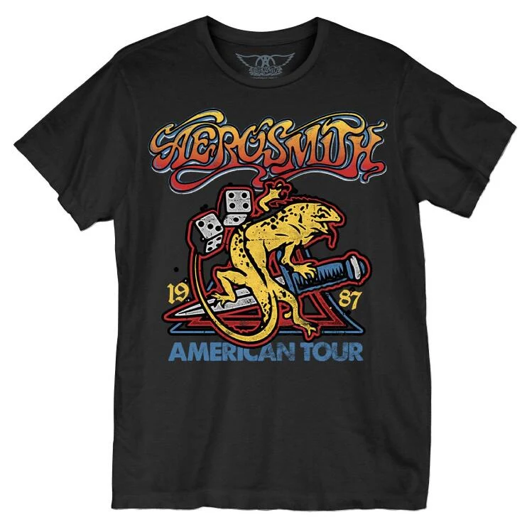 Title 3, Iguana Air Smith Tour Mens Black Crew T-shirt ...