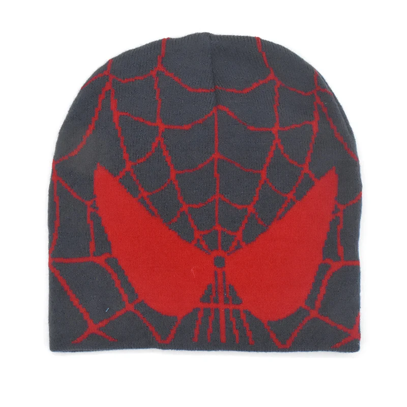 Gorro de lã tricotado com padrão personalizado e abstrato. Conforto e estilo garantidos, aquece e complementa seu visual único. — foto 12