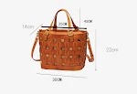 Women's cowhide handbag shoulder messenger bag, a stylish and practical everyday carry, offering ample space and comfort — photo 4