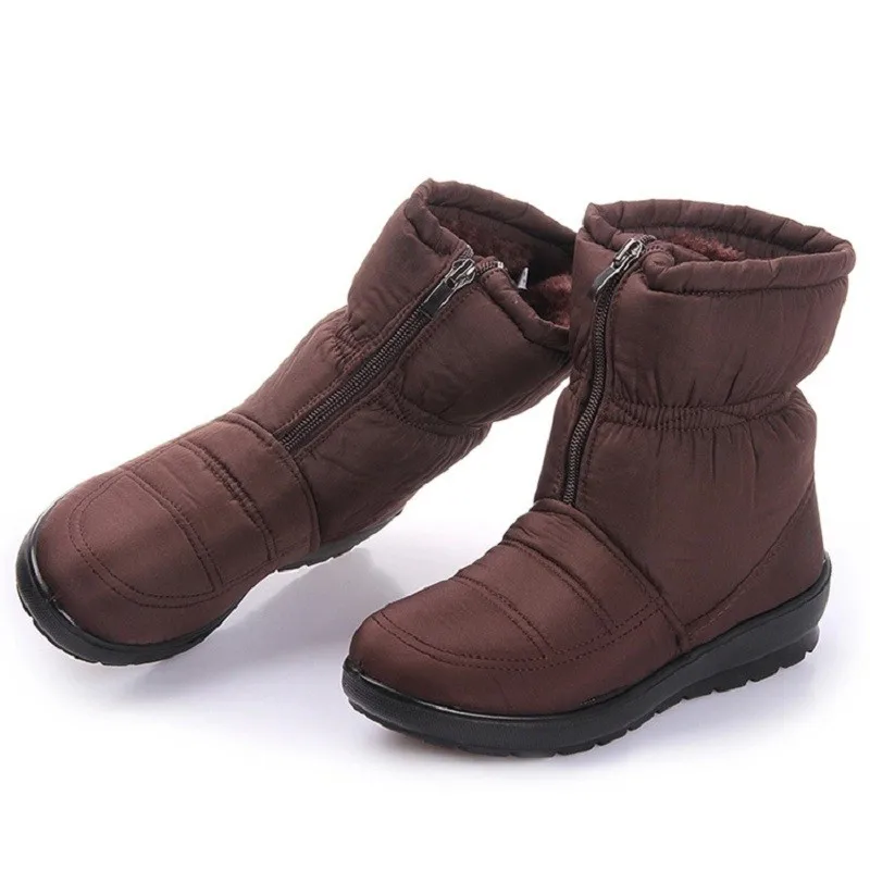 Title 11, Botas de inverno femininas sapatos grossos bota...