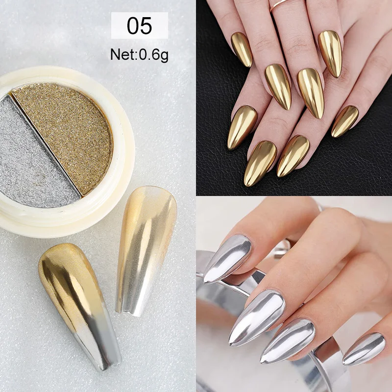 Title 5, Popular Gold and Silver Double Color Laser Powd...