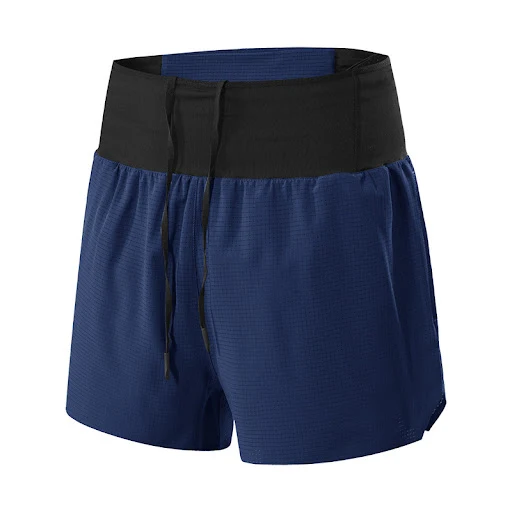 Title 10, Mens Double-layer Fitness Woven High Waist Tra...