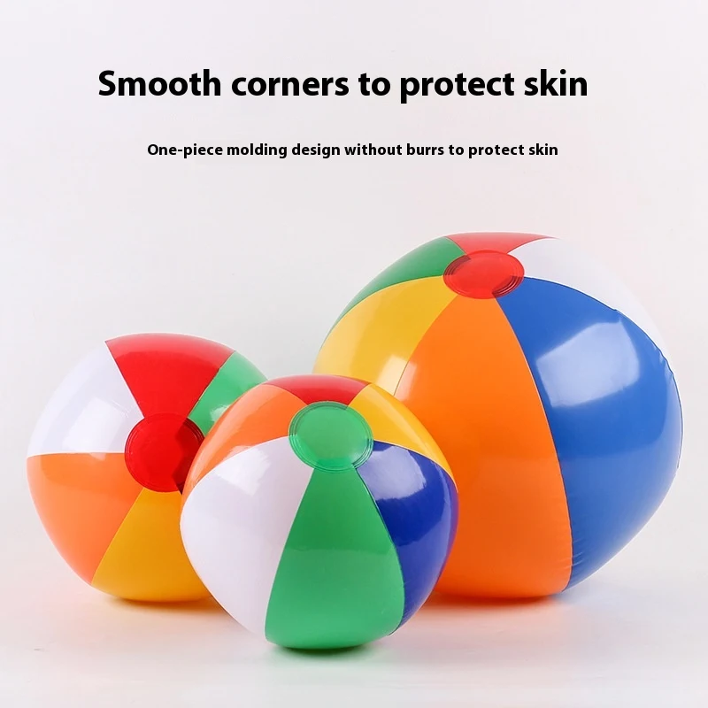Bola de Praia Inflável Aquática de Seis Cores Pat Ball Perfeita para Diversão no Verão Ideal para Crianças e Adultos — foto 12