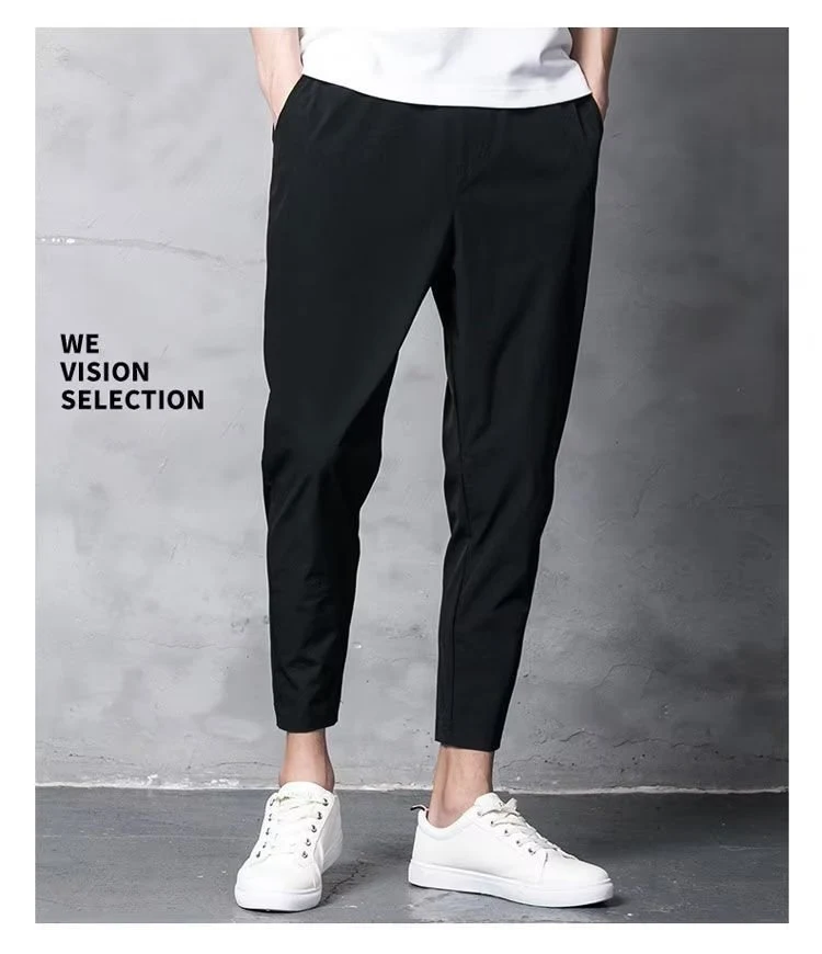 Summer Men's Ice Silk Stretch Casual Pants for ultimate comfort. Lightweight, breathable, and flexible, perfect for warm — photo 10