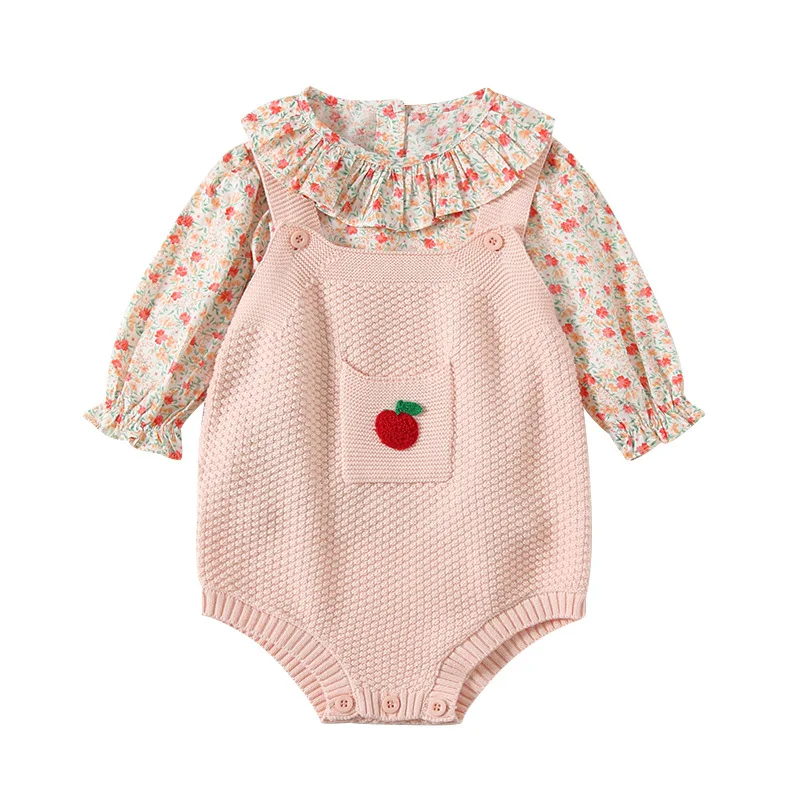 Zweiteiliger Baby-Jumpsuit aus Wolle mit Hemdchen. Kuschelig warm, atmungsaktiv und perfekt für optimalen Komfort und Bewegungsfreiheit. — foto 3